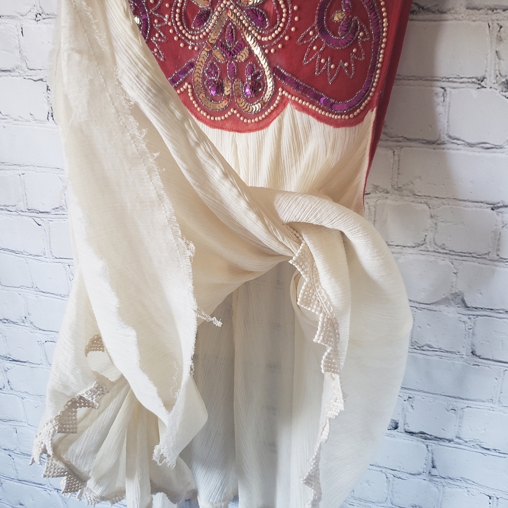 Free People Sequins Embellished Flowy Top XS - Picture 13 of 13